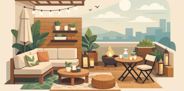 10 ideas para ambientar terraza pequeña