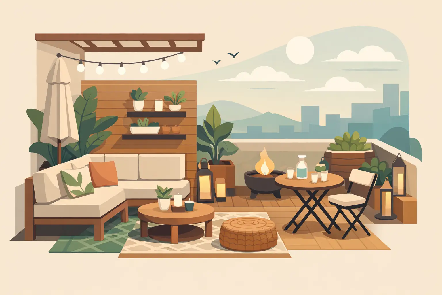 10 ideas para ambientar terraza pequeña