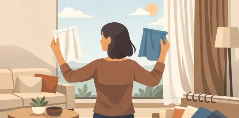 Cómo elegir cortinas para sala sin fallar