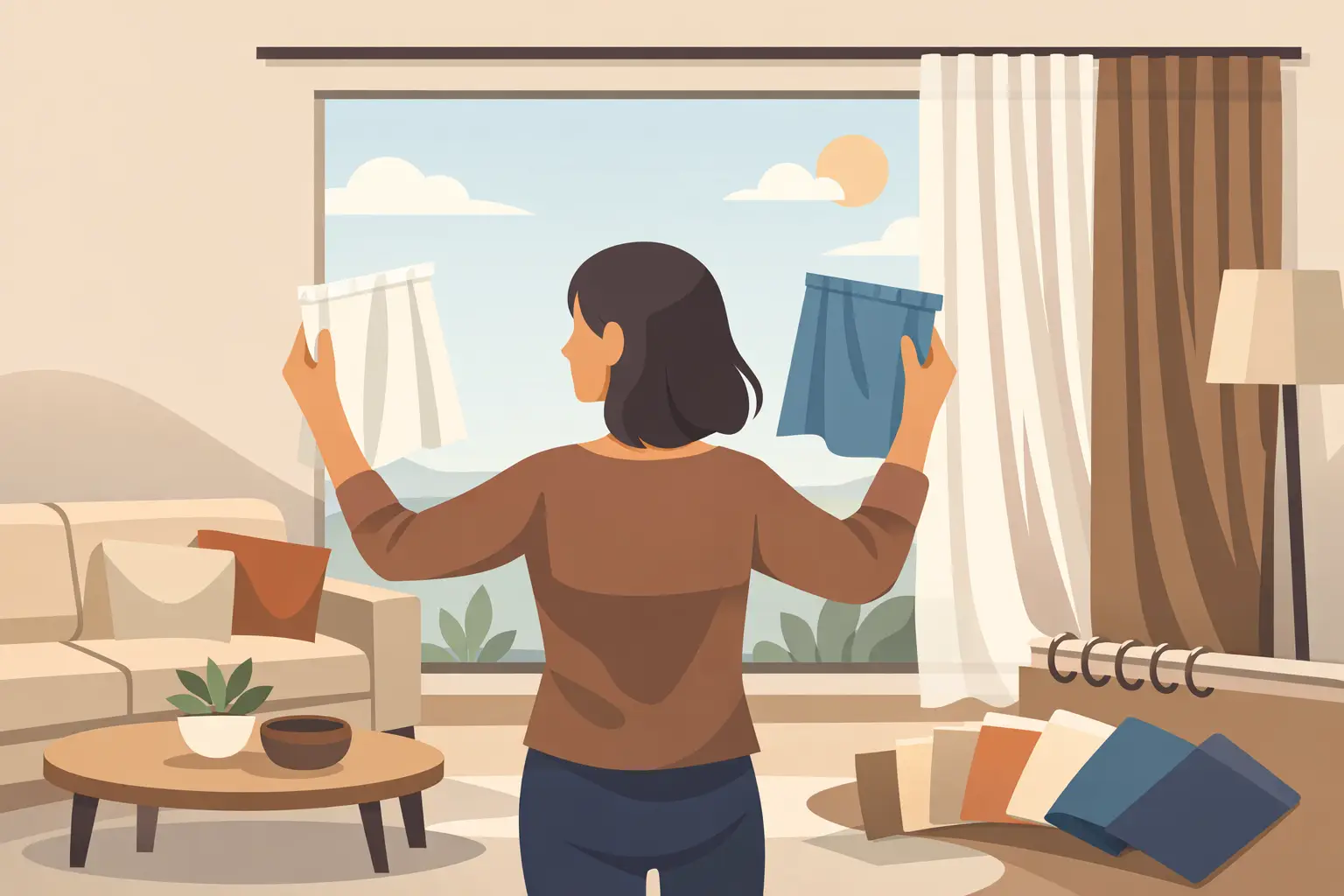 Cómo elegir cortinas para sala sin fallar