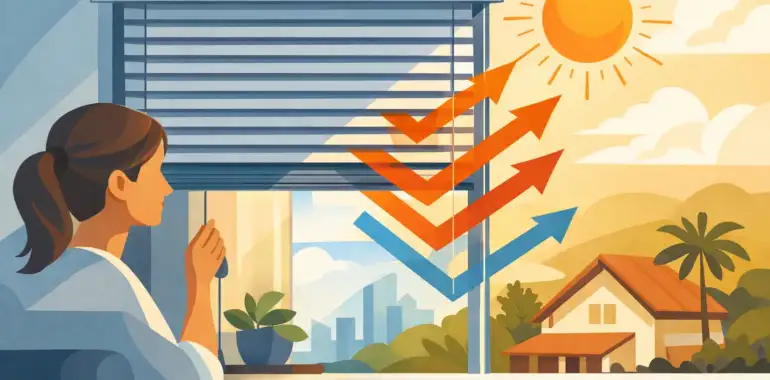 Persianas para controlar el calor en casa