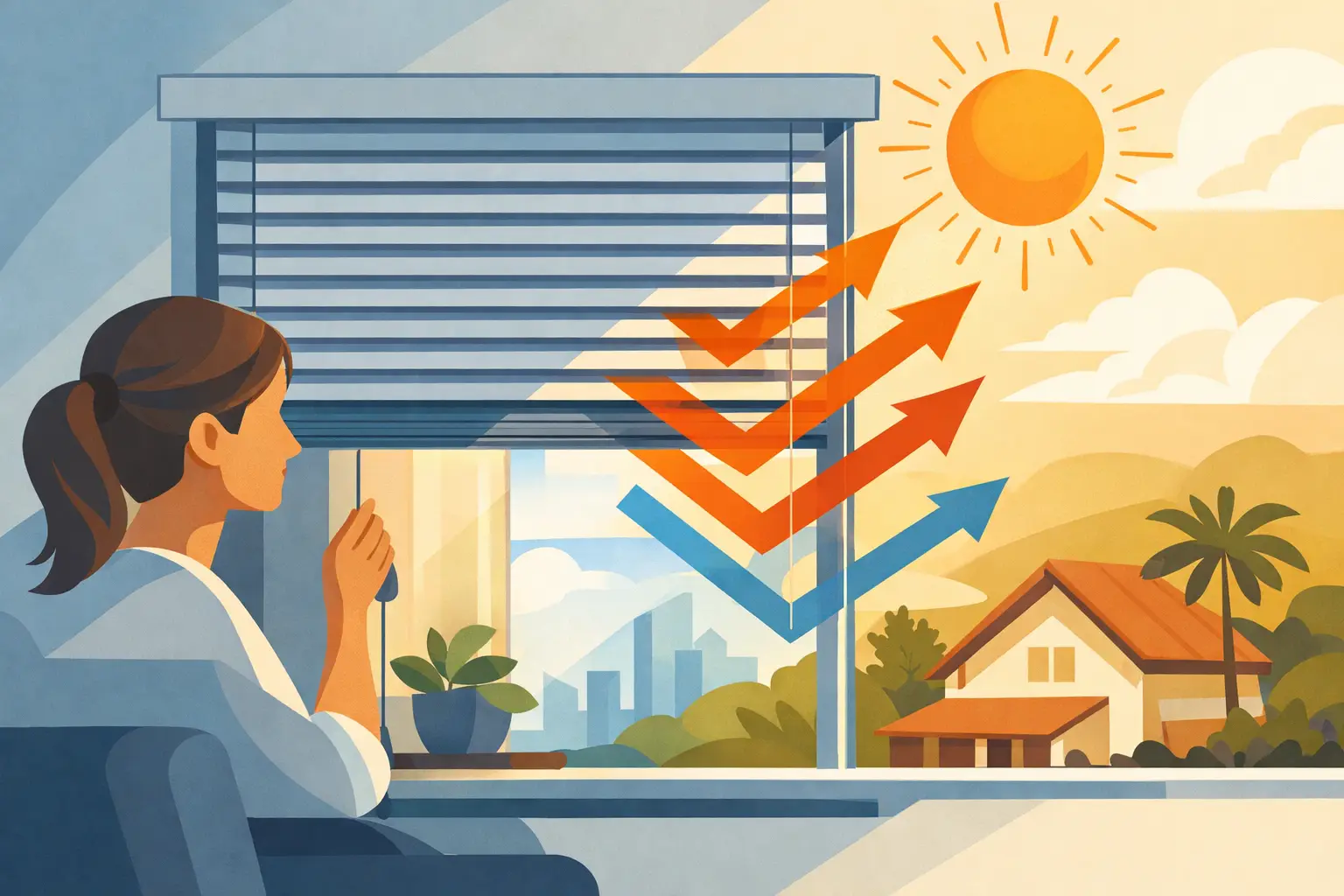 Persianas para controlar el calor en casa