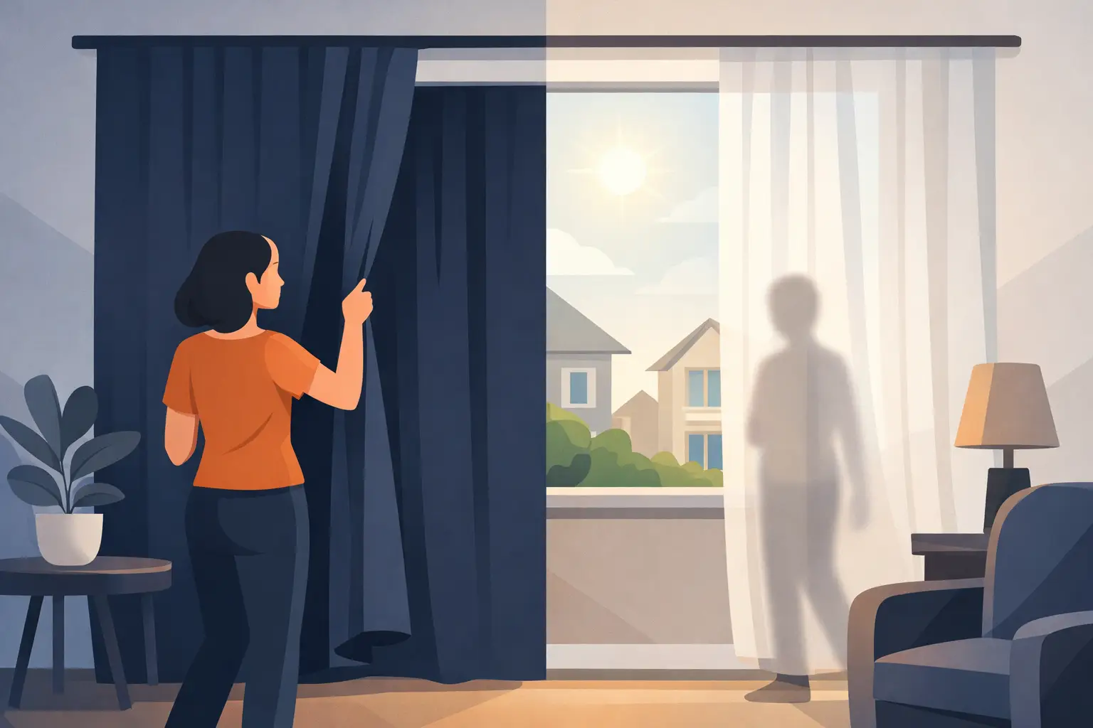Qué cortinas dan más privacidad en casa