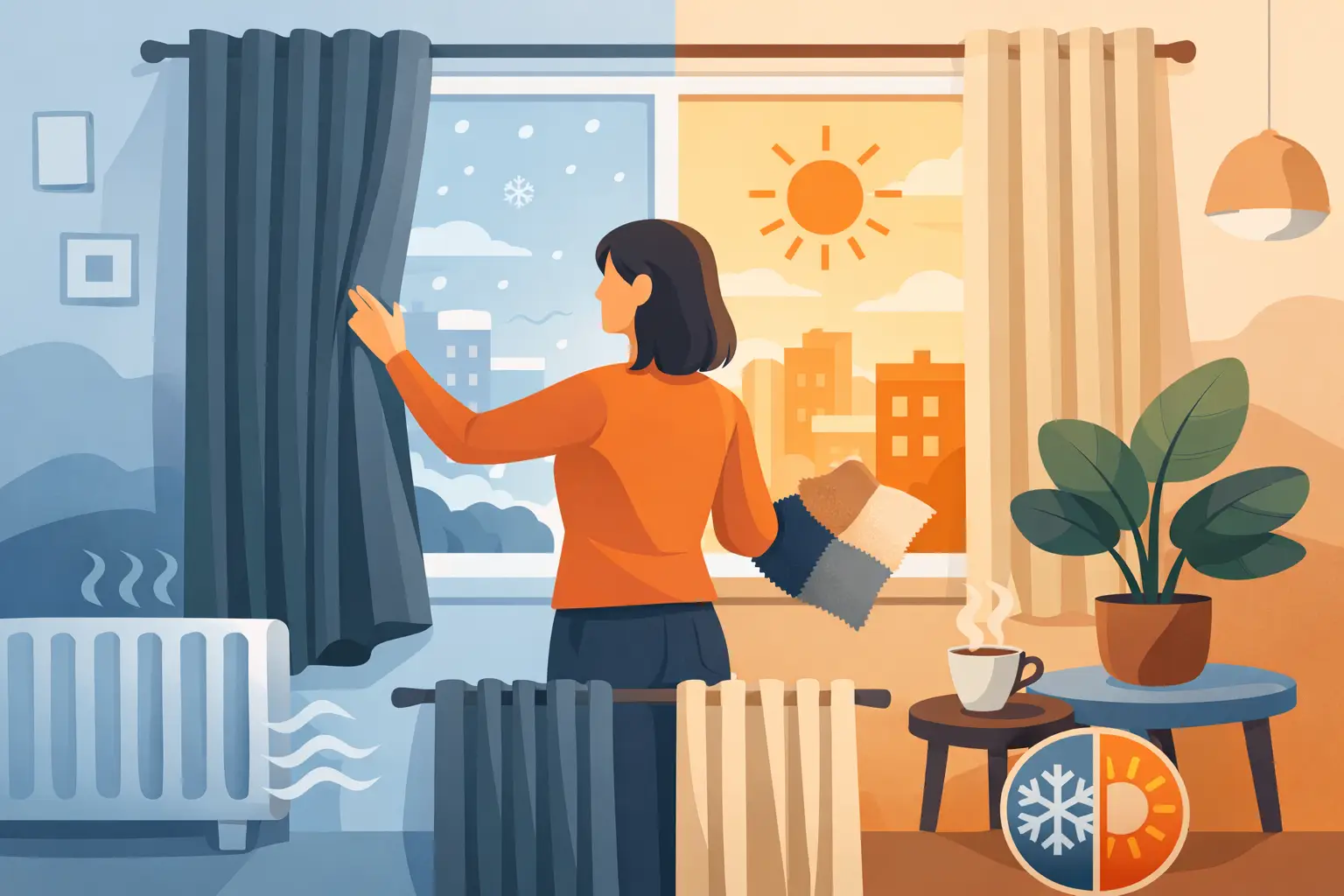 Cómo elegir cortinas térmicas para apartamentos