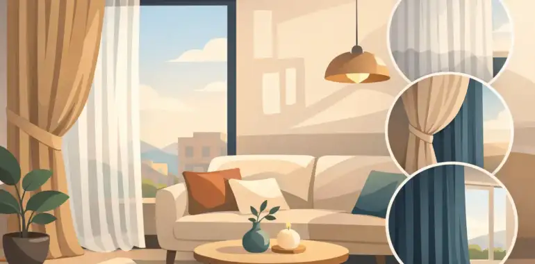 Cortinas decorativas para transformar tu espacio