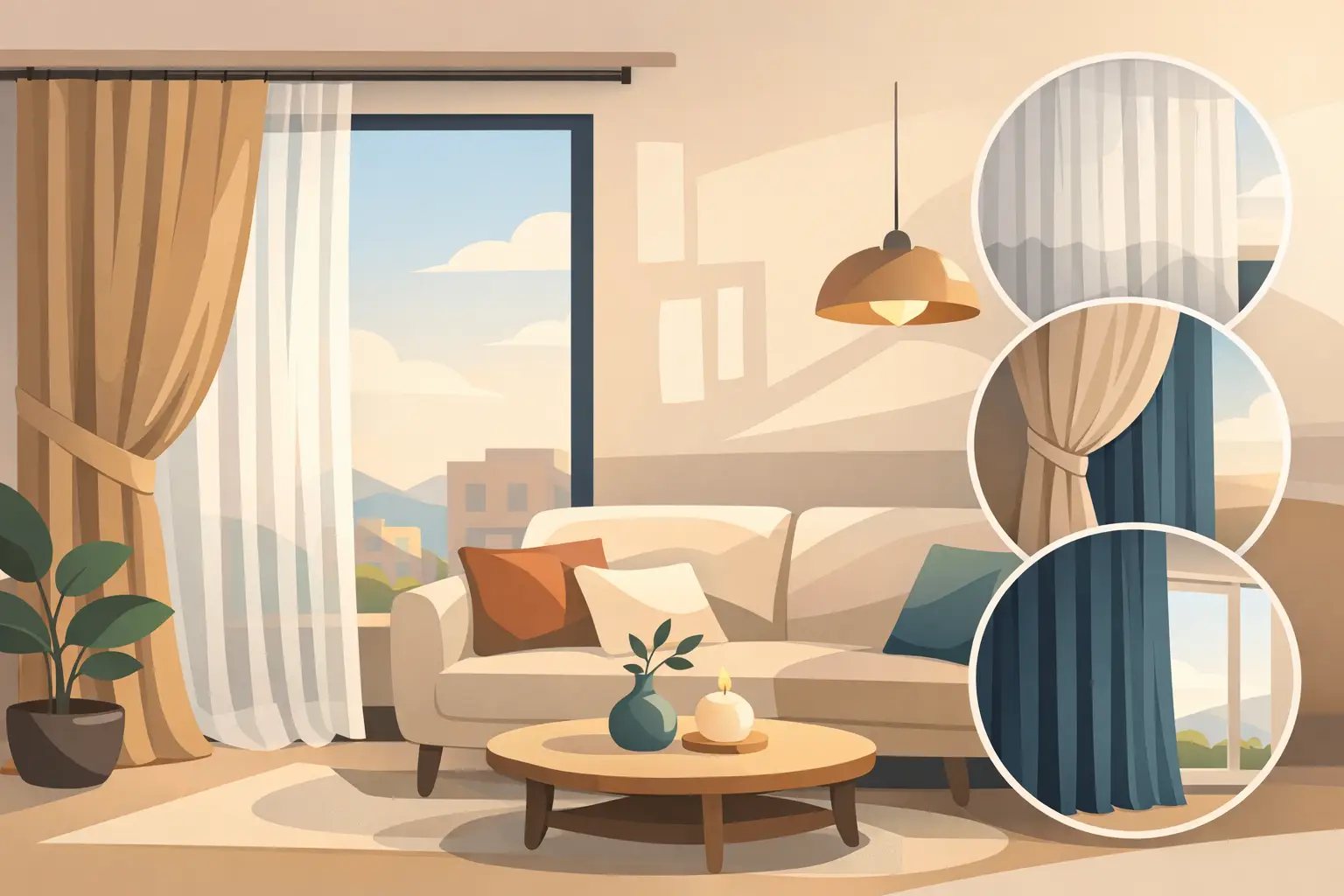 Cortinas decorativas para transformar tu espacio
