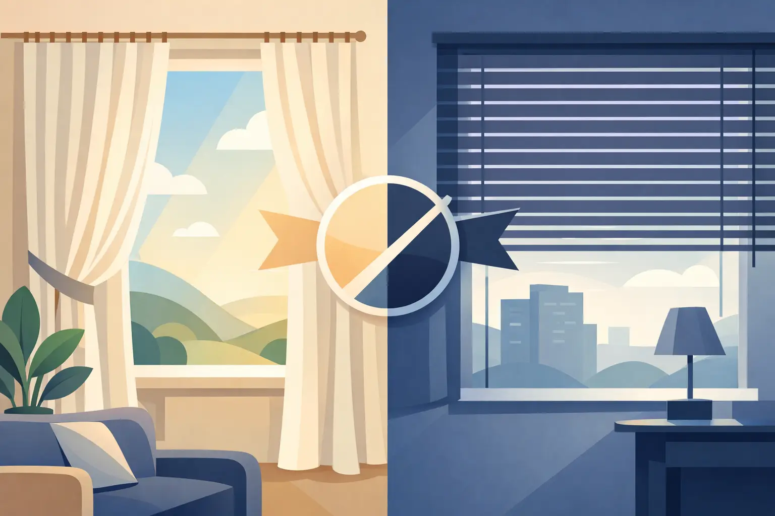 Cortinas o persianas modernas: qué elegir