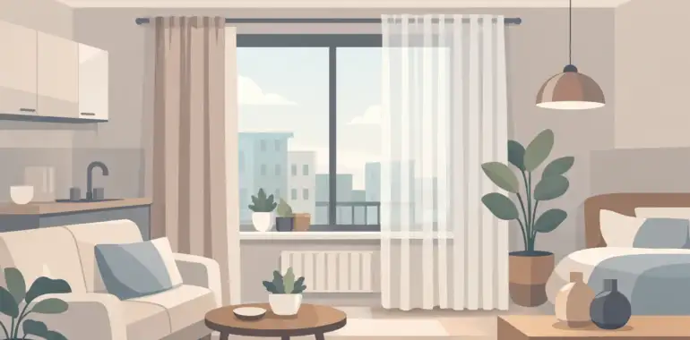 Mejores cortinas para apartamento pequeño