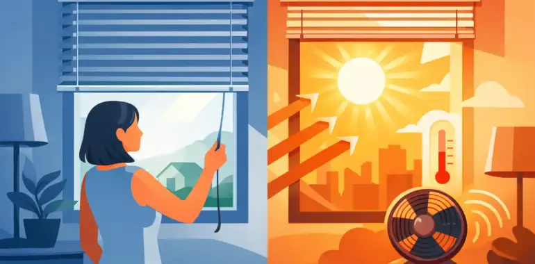 Qué persianas ayudan contra el calor