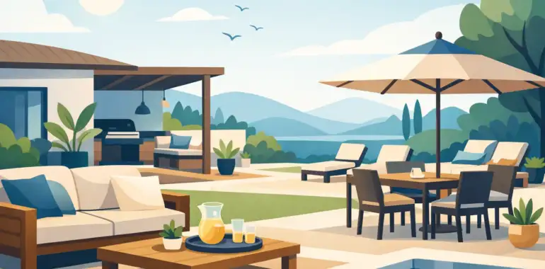 Mejores opciones de muebles exteriores para tu hogar