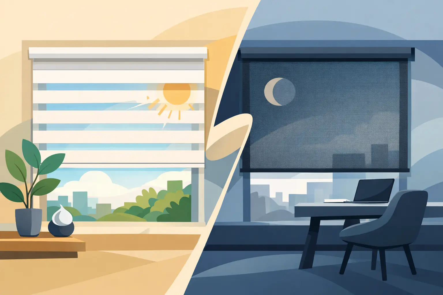 Persianas Sheer Elegance versus Screen, ¿cuál elegir?