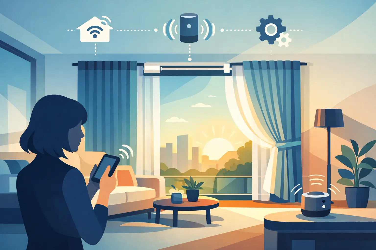El futuro de las cortinas inteligentes en el hogar