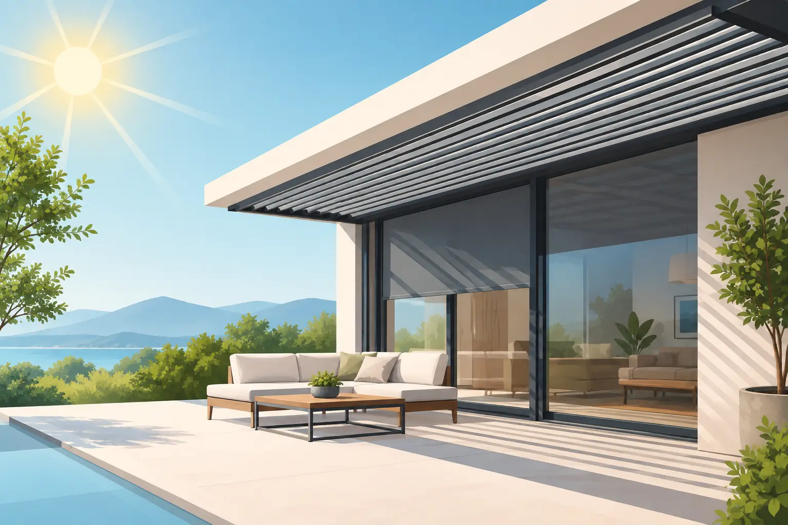 Protección solar arquitectónica para vivir mejor