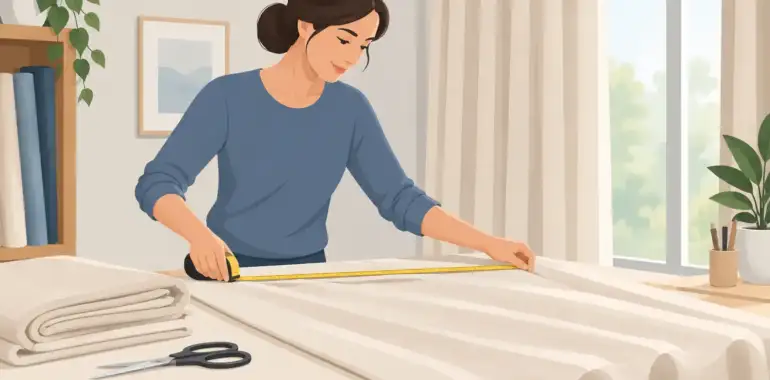 Cómo calcular tela para cortinas sin desperdiciar
