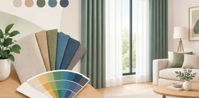 Cómo elegir colores para cortinas en casa