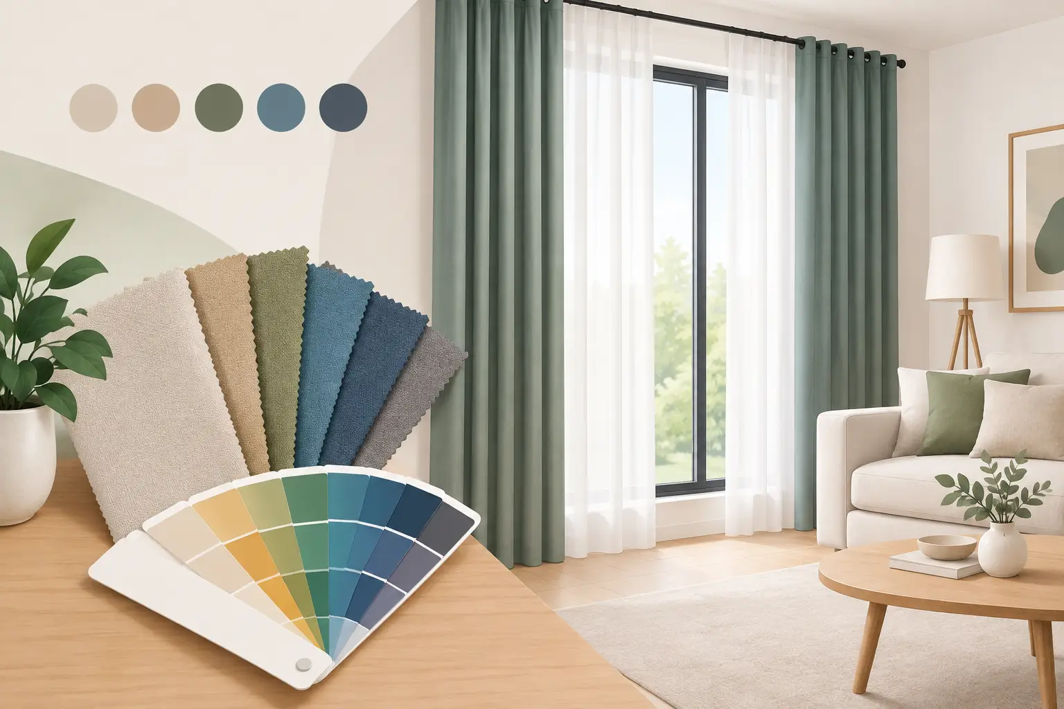 Cómo elegir colores para cortinas en casa