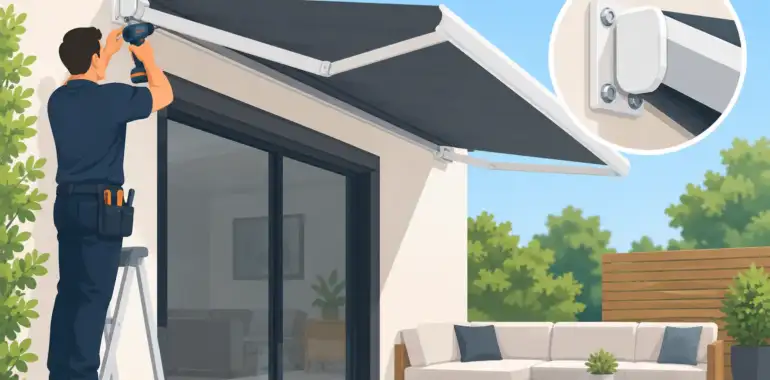 Cómo fijar un toldo retráctil seguro en casa