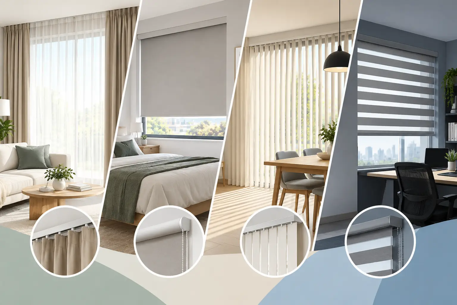 Mejores sistemas de cortinas para cada espacio