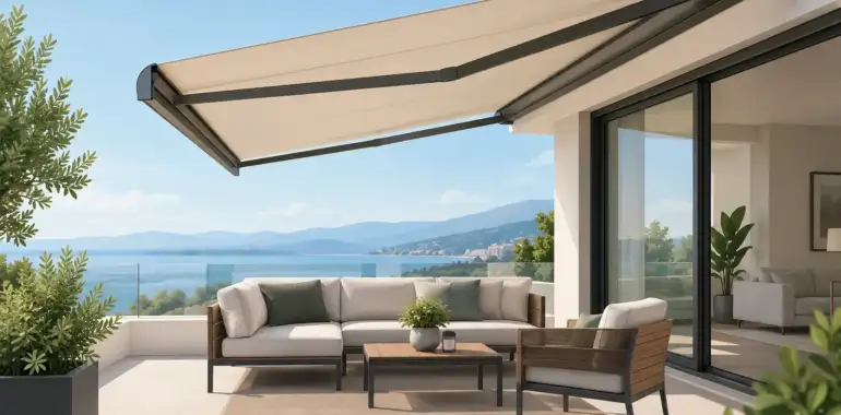 Toldos cofre para una terraza protegida y elegante